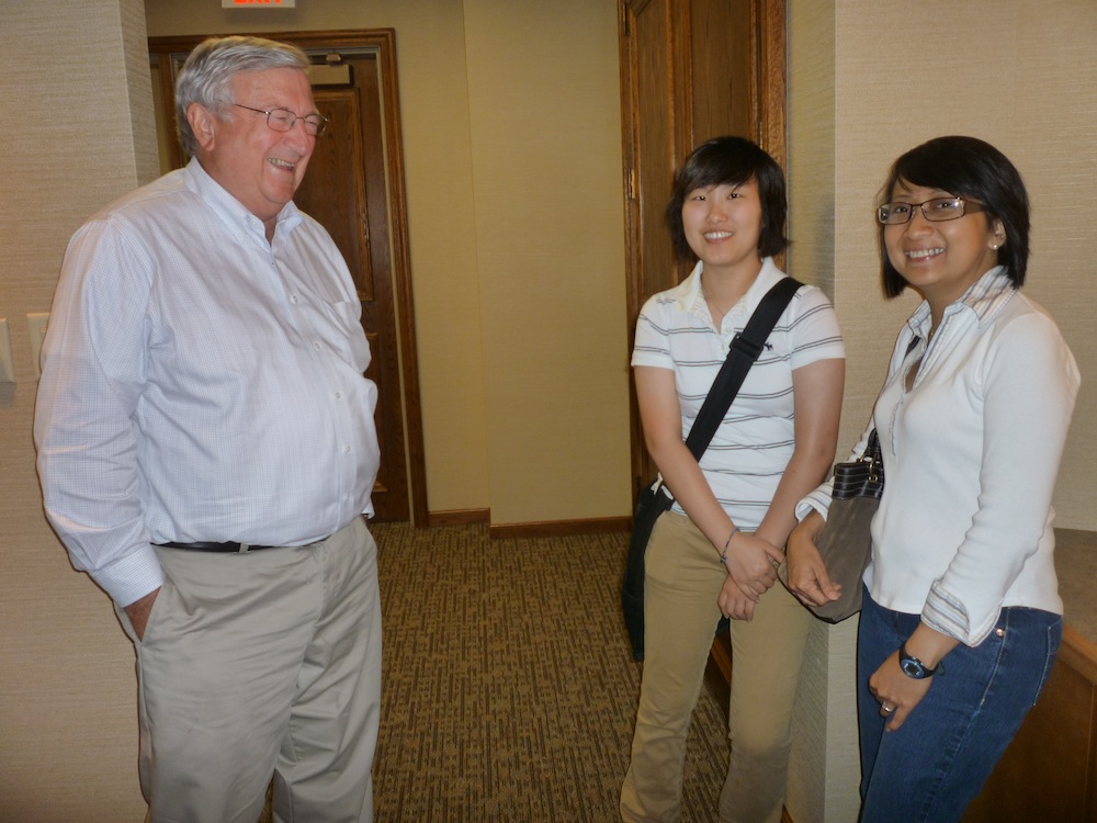 Jin and Sarah with Dr. John Schillinger